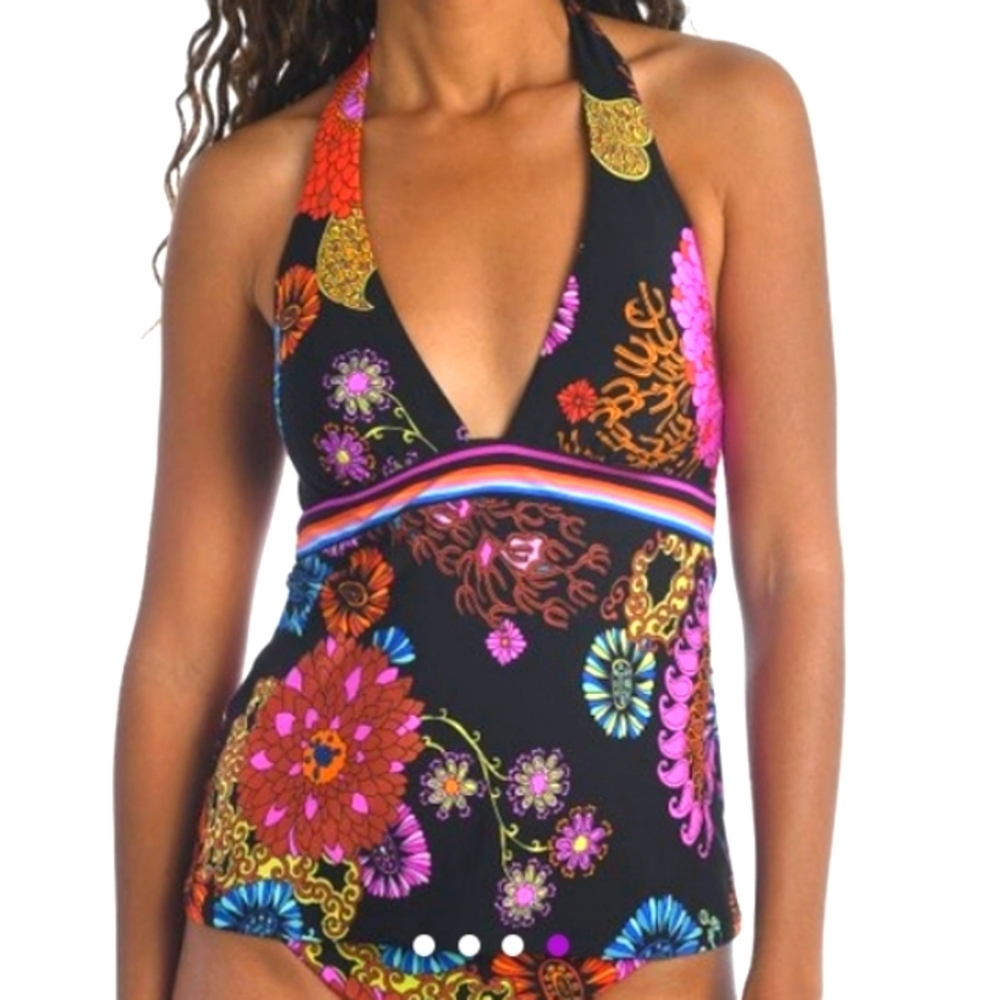 NWT Trina Turk Electric Reef Tankini Top